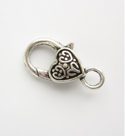 Large Tibetan Heart Clasp